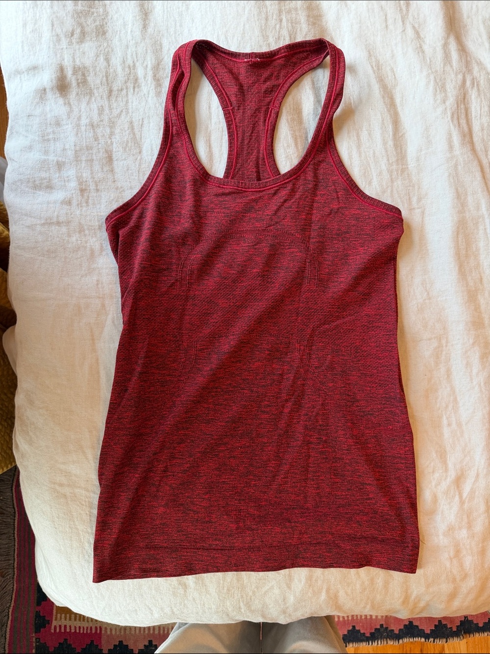 Lululemon Swiftly Tech Tank Top in Heathered Red